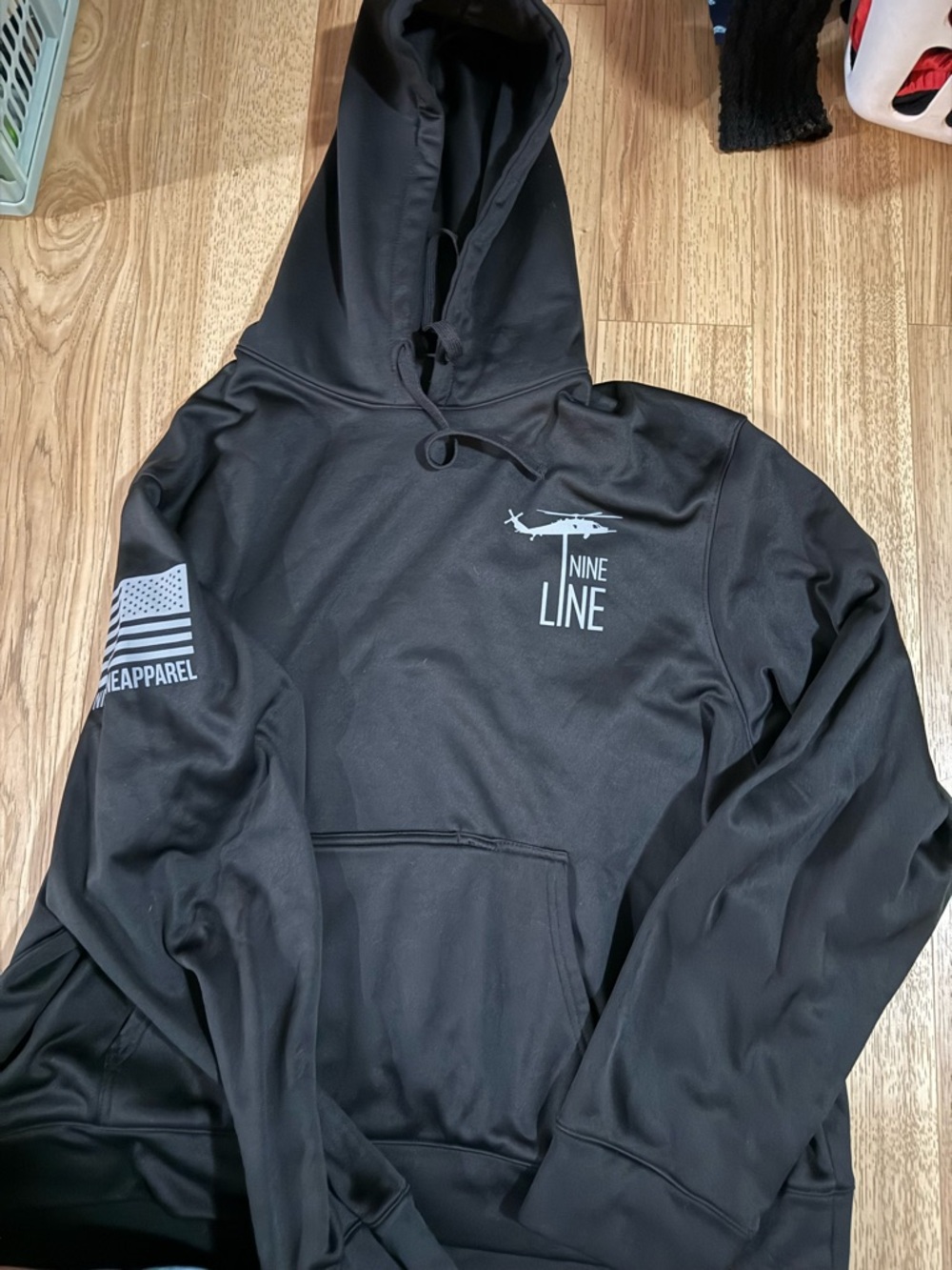 Nine Line Black Performance Hoodie - Men's Tactical Pullover